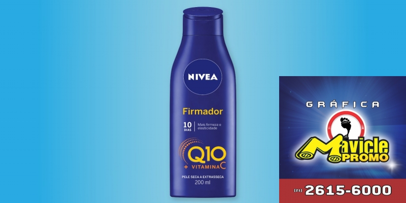 Nivea lança Hidratante Signatário Q10   Guia da Farmácia   Imã de geladeira e Gráfica Mavicle Promo