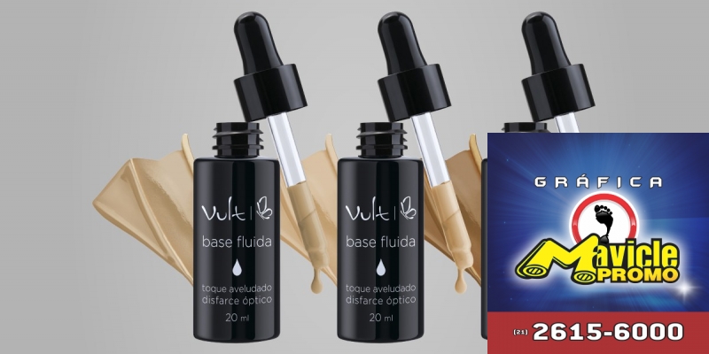 Vult lança coleção de base fluida   Guia da Farmácia   Imã de geladeira e Gráfica Mavicle Promo